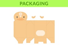 çocuklar için hazır hayvan model maketi şablonu, paper craft model animals